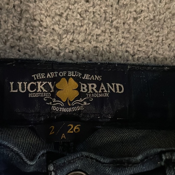 EUC Lucky Jeans Brooke Legging Fit Size 2/26 Ankle - Picture 2 of 4